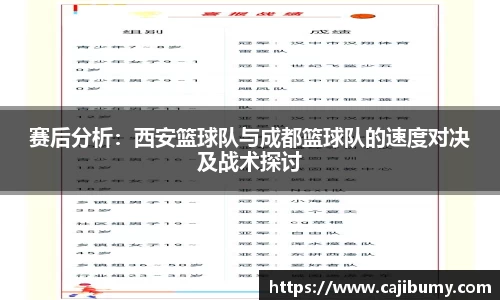 赛后分析：西安篮球队与成都篮球队的速度对决及战术探讨