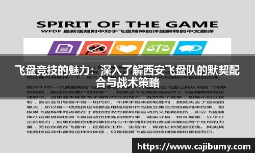 飞盘竞技的魅力：深入了解西安飞盘队的默契配合与战术策略